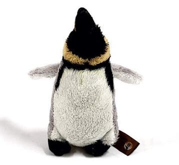 Ravensden pinguïn pluchen knuffel, grijs en wit, Verzenden