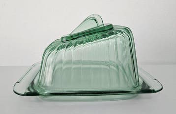 Royal Leerdam - A.D. Copier - Boterschotel - Kaasstolp, Art