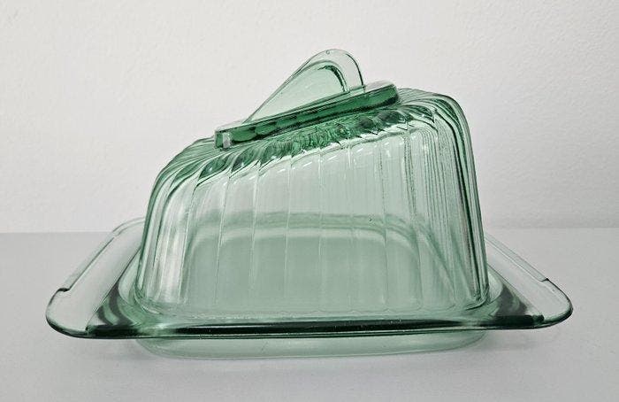 Royal Leerdam - A.D. Copier - Boterschotel - Kaasstolp, Art, Antiek en Kunst, Kunst | Designobjecten