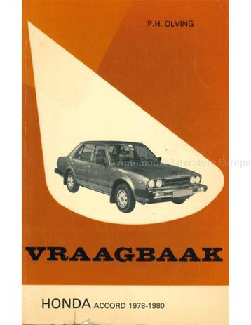 1978 - 1980 HONDA ACCORD VRAAGBAAK NEDERLANDS