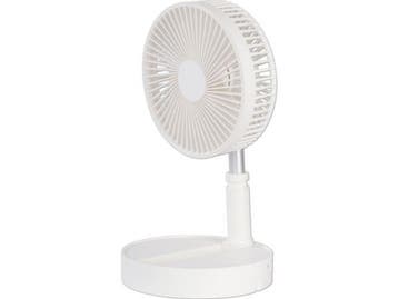 Veiling - Hantech Tafelventilator 5W Ø 19,5cm Wit, Elektronische apparatuur, Nieuw