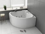 Veiling - Whirlpool Massagebad - Wit - Hoekbad - 138x138x68c