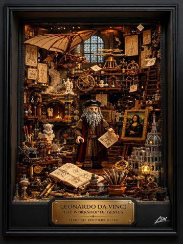 Lego Merchandise - Art - “Leonardo da Vinci – The Workshop, Enfants & Bébés