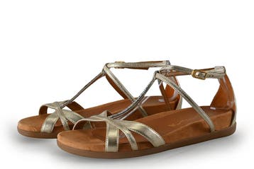 Unisa Sandalen in maat 39 Brons, Overige kleuren, Verzenden, Sandalen of Muiltjes, Zo goed als nieuw