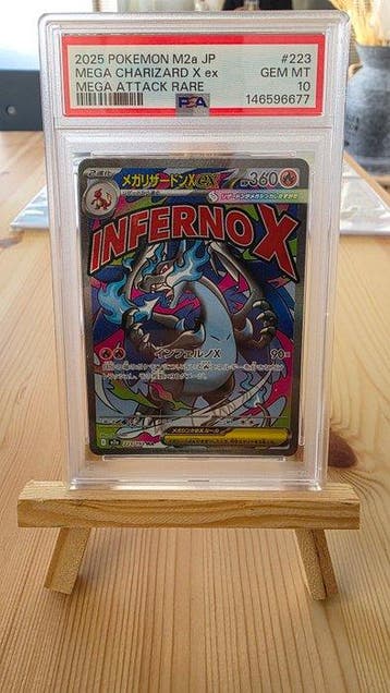 Pokémon - 10 Graded card - PSA 10 Pokemon M2 Mega Attack