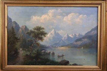 German School (XX), signiert F. Thieme - Vierwaldstaetter