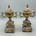 Cassolette - Marbre, Bronze - Louis XVI - H : 27 cm, Antiek en Kunst