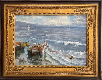 Marino Lenci (1874-1939) - Marina di Napoli