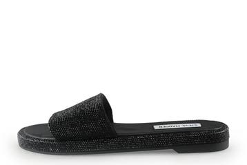 Steve Madden Muiltjes in maat 37 Zwart, Verzenden, Zwart, Steve Madden, Zo goed als nieuw