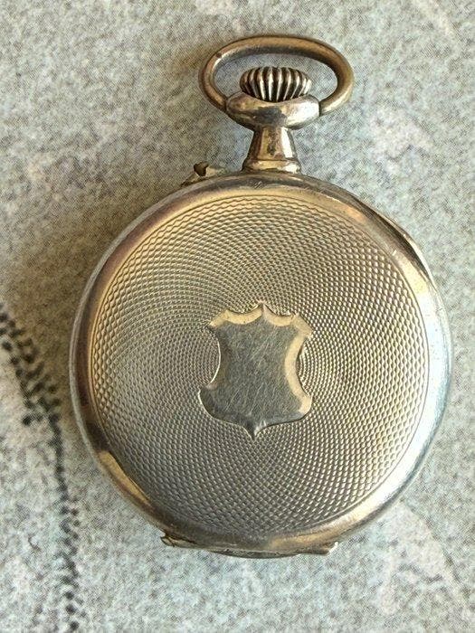 Antique Pocket Watch - “Fiorenza” – Remontoir Cylindre – 10, Handtassen en Accessoires, Horloges | Heren