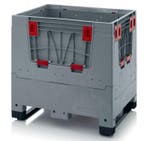 Opvouwbare palletbox 800x600x730mm met 4 inwerpluiken, Ophalen of Verzenden