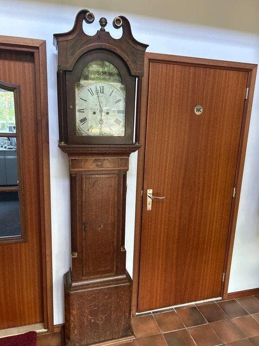 Staande klok - darlington - mahonie - 1800-1850, Antiek en Kunst, Antiek | Klokken