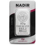 50 grammes - Argent .999 - Nadir Metal Rafineri - 50 gram -, Timbres & Monnaies, Métaux nobles & Lingots