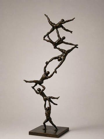 Benjamin Wouters (XX) - sculptuur, Monumentale bronzen