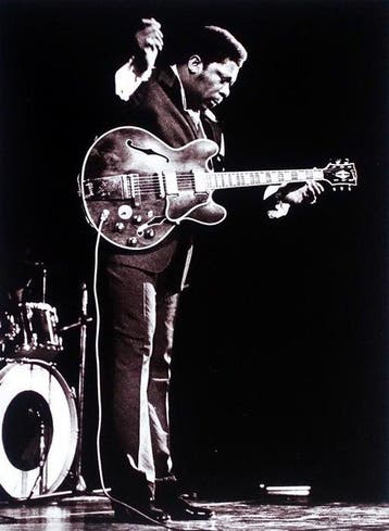 Gijsbert Hanekroot - B.B. King, Amsterdam, 1972, Antiek en Kunst
