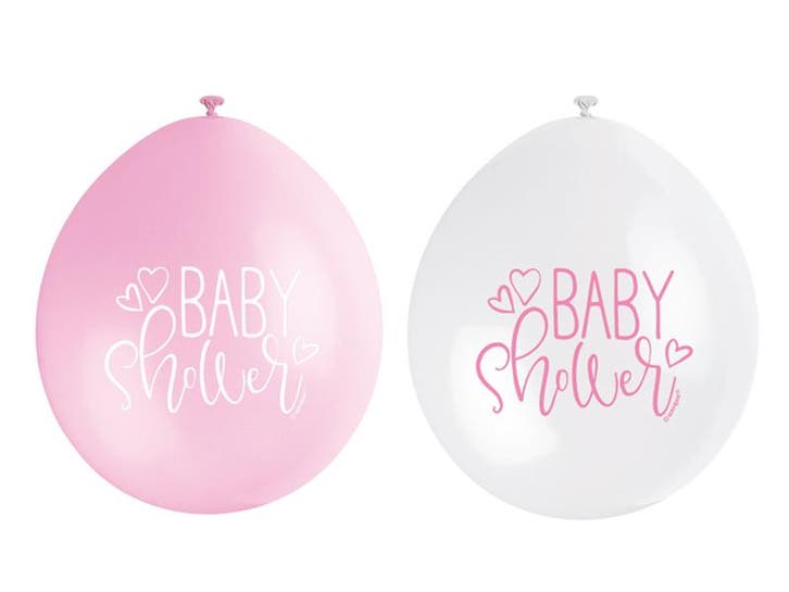 Geboorte Ballonnen Baby Shower Roze 25cm 10st, Hobby & Loisirs créatifs, Articles de fête, Envoi