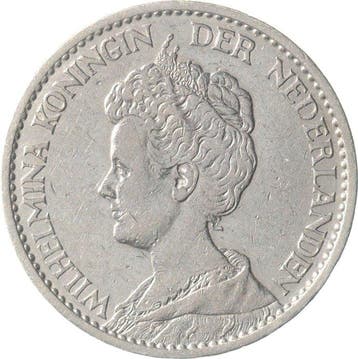 Nederland. Wilhelmina. 1 Gulden 1911