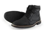 Rieker Veterboots in maat 46 Zwart, Verzenden, Zwart, Boots, Zo goed als nieuw