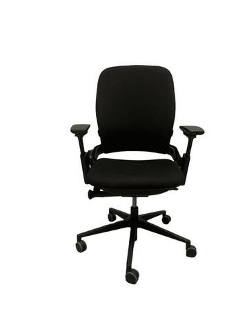 Steelcase Leap V2 Zwart, Full Option - 4D Pads, Verzenden, Bureaustoel