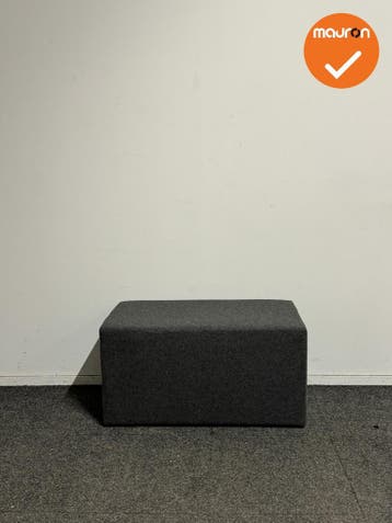 Rohde & Grahl - Poef - 90x45x45cm - Grijs, Ophalen of Verzenden, Stoel