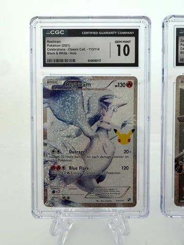 Pokémon - 2 Graded card - Reshiram & Zekrom - CGC 10 - Sword