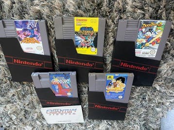 Nintendo - Nes - Lote NES PAL — 5 Jogos Raros Capcom/Bandai, Nieuw