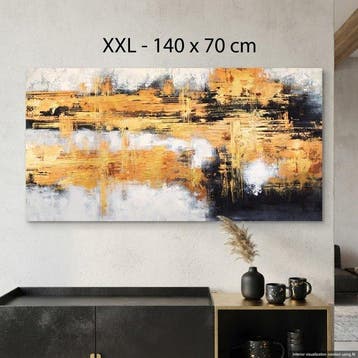 Monika Spiewak - Abstract - Oil Painting Stretched On The
