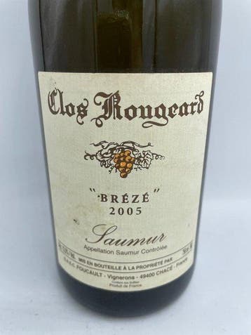 2005 Clos Rougeard Brézé - Saumur - 1 Fles (0,75 liter)