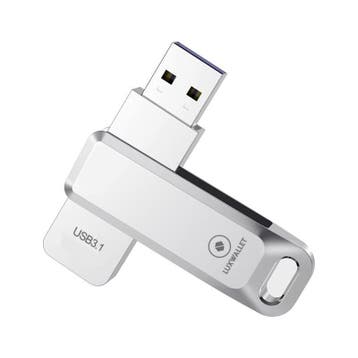 LUXWALLET PD7 – Metalen USB Stick 512GB USB 3.1 Gen1 -, Verzenden, Nieuw