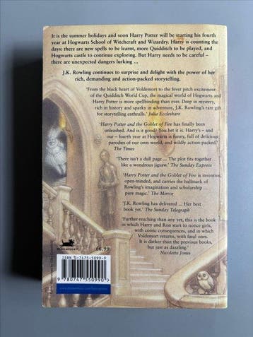 JK Rowling - Harry Potter & The Goblet of Fire - RARE first