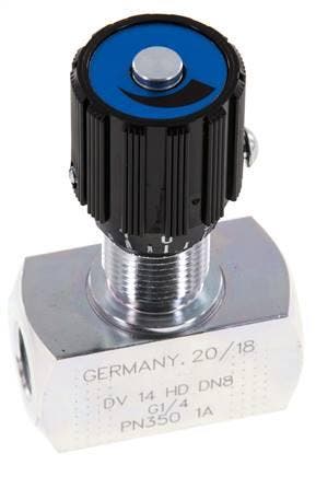 Limiteur de débit hydraulique G1/4 350bar max. 60l/min, Verzenden