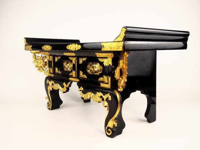 Bijzettafel - Hout, Luxe sutra-bureau voor het, Antiek en Kunst, Antiek | Overige Antiek