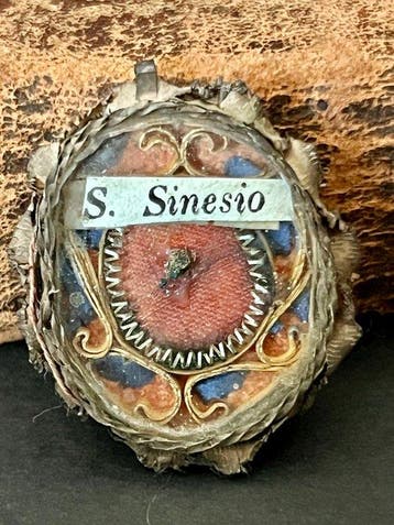 Reliekhouder - Legering - 1750-1800 - Sint Synésios