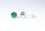 Émeraude 2 boucles doreilles à clip / neuves- 1.2 g - (2)