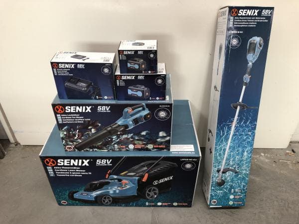 Veiling - Senix accu tuinonderhoudsset 6-delig, Tuin en Terras, Hand-tuingereedschap