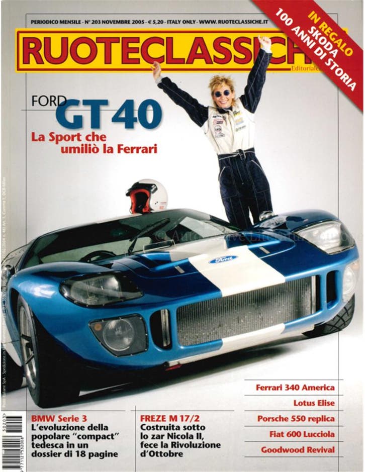2005 RUOTECLASSICHE MAGAZINE 203 ITALIAANS, Livres, Autos | Brochures & Magazines, Enlèvement ou Envoi
