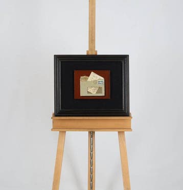 Janine Delaporte (1928-2013) - Brief en envelop, Antiek en Kunst, Kunst | Schilderijen | Modern
