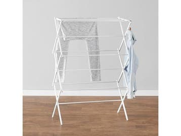 Veiling - Amazon Basics opvouwbaar wasrek/droogrek wit, Tuin en Terras, Nieuw