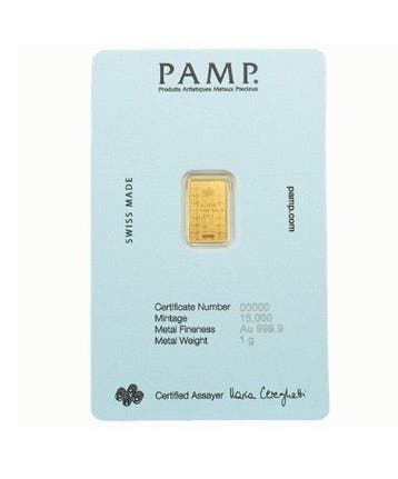 Zwitserland. Gold Bar 2026 – PAMP – Diego Maradona – 1 g
