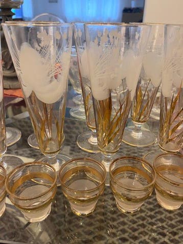 Drinkservies (34) - Kristal - Tafelservice van kristal