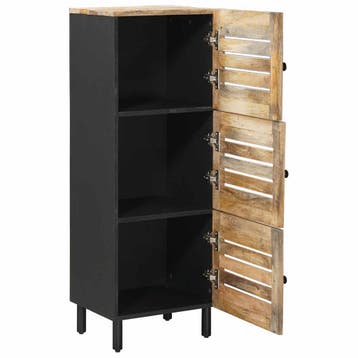 vidaXL Opbergkasten Naturel 40 x 33 x 110 cm Massief Mango, Verzenden, Nieuw