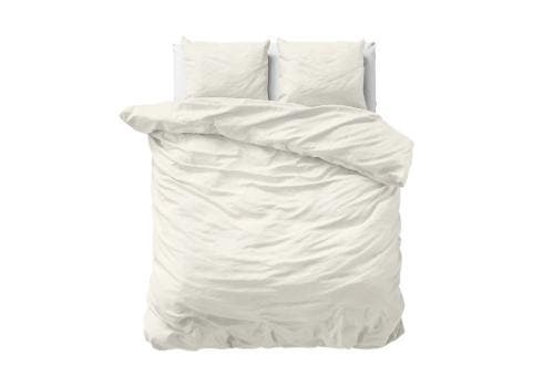 PRIMAVIERA DELUXE Uni Satijn Creme - 240 x 200/260, Huis en Inrichting, Slaapkamer | Beddengoed