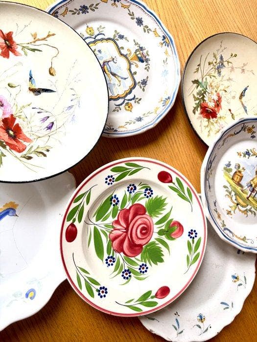 Bord (7) - Keramiek, Antiquités & Art, Antiquités | Verre & Cristal