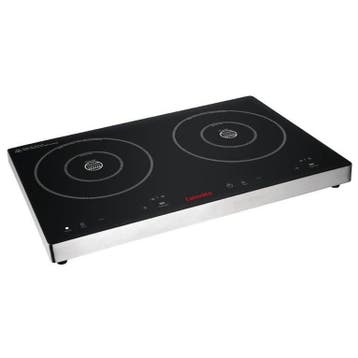 Inductiekookplaat | 2 Kookpunten | 60°C/240°C | 3kW (230V), Verzenden, Nieuw in verpakking