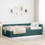 vidaXL Hoekbedframe met Matras Anders met hoofdeinde 2 pcs, Verzenden