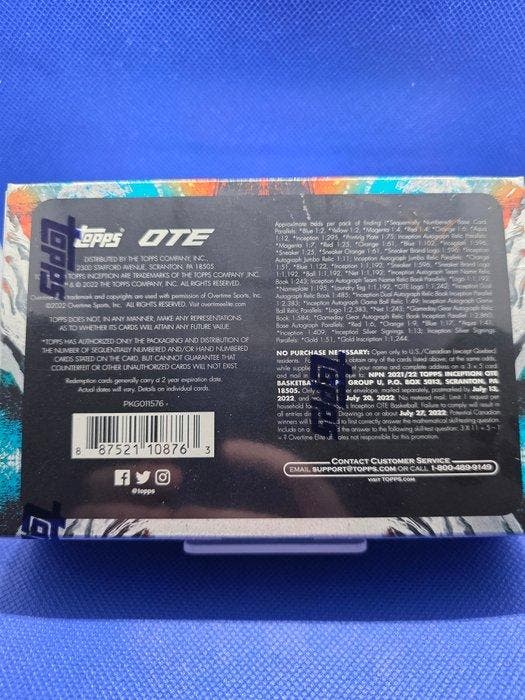 2021/22 Topps 2 Auto Guarenteed Inception Overtime Elite, Verzamelen, Stickers