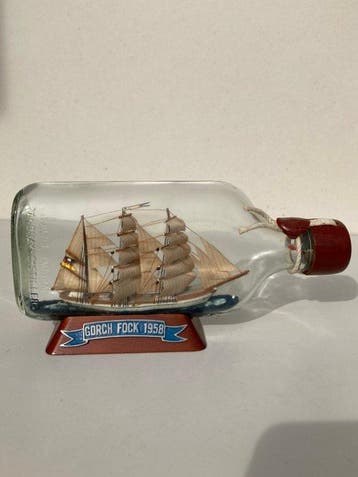 Bateau en bouteille - Allemagne - Gorch Fock 1958