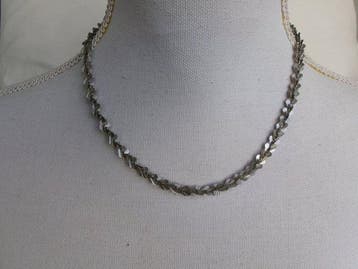 Zilver - Halsketting - Art Deco-stijl