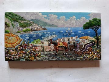 Ernesto Rispoli (1948) - Verso Amalfi (costiera amalfitana), Antiquités & Art