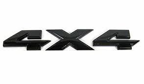 Logo tailgate 4x4 black, Ophalen of Verzenden